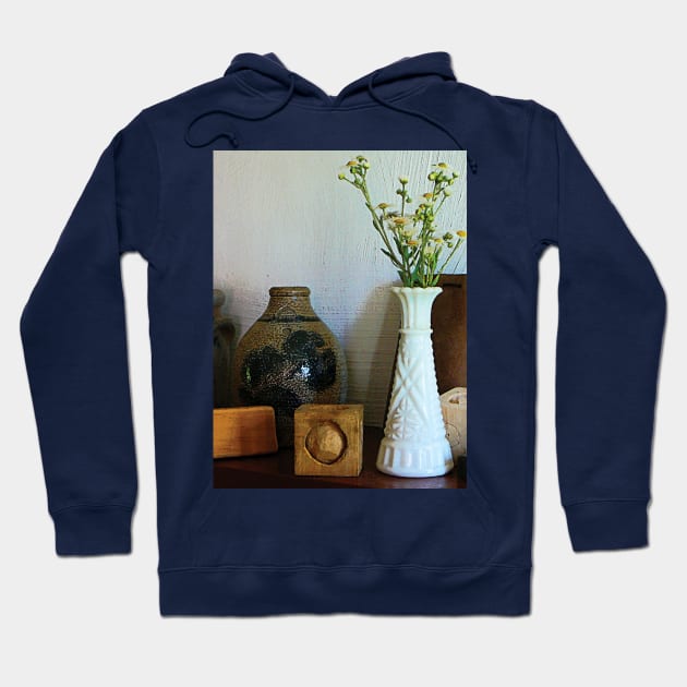 Vase With Wild Flowers Hoodie by SusanSavad